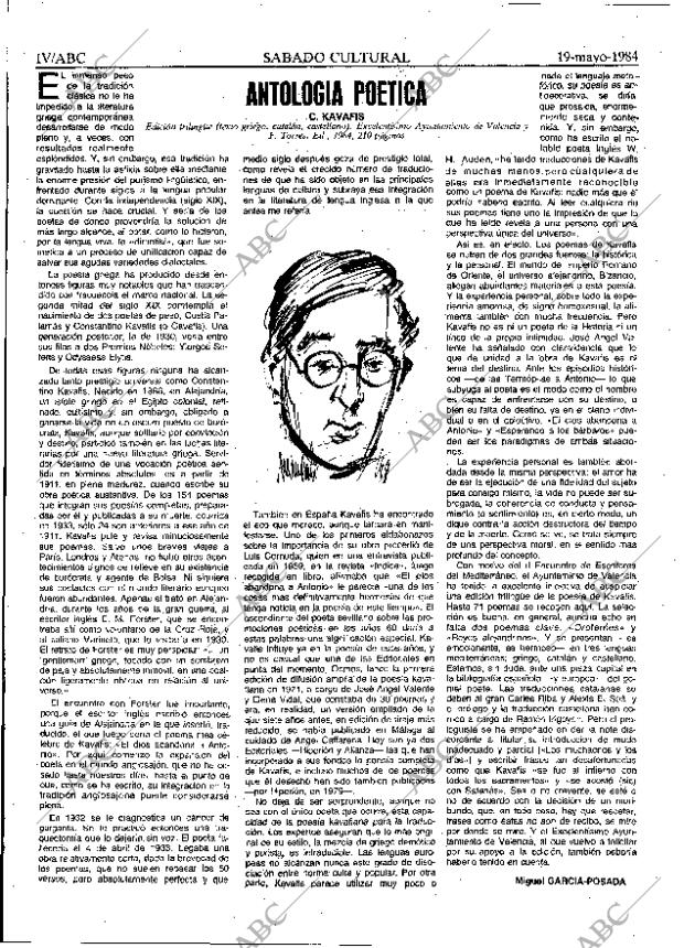 ABC MADRID 19-05-1984 página 54