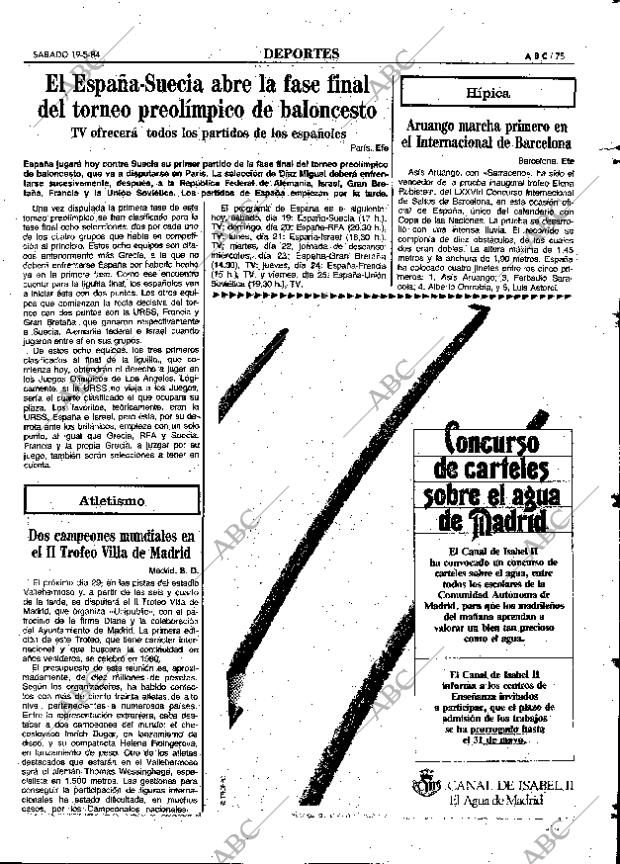ABC MADRID 19-05-1984 página 75