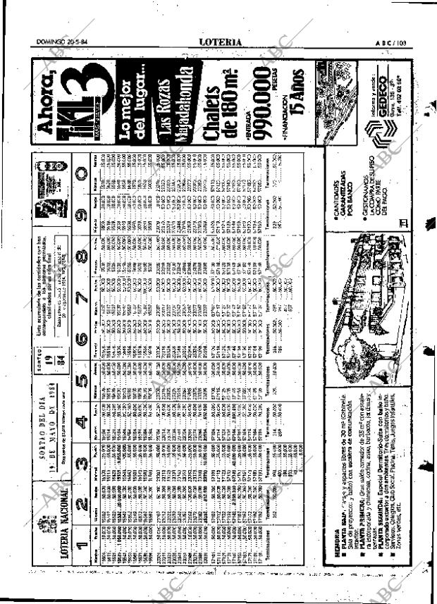 ABC MADRID 20-05-1984 página 103