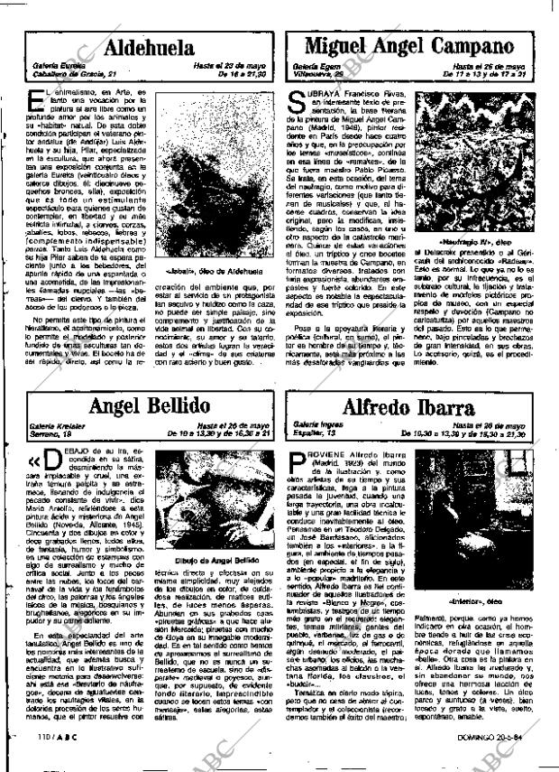 ABC MADRID 20-05-1984 página 110