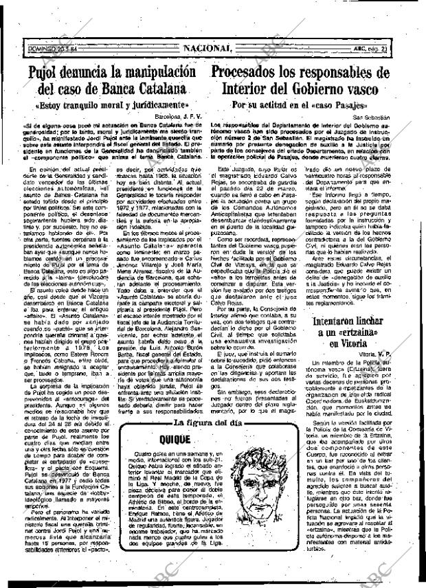 ABC MADRID 20-05-1984 página 23