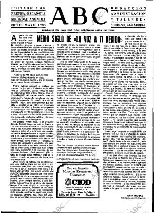 ABC MADRID 20-05-1984 página 3