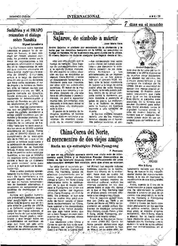 ABC MADRID 20-05-1984 página 39