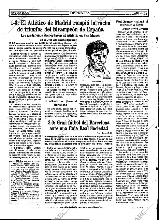 ABC MADRID 20-05-1984 página 73