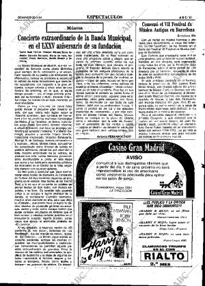 ABC MADRID 20-05-1984 página 81