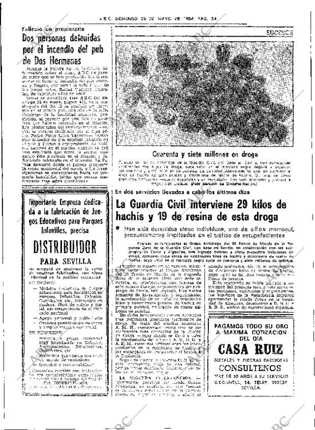 ABC SEVILLA 20-05-1984 página 54