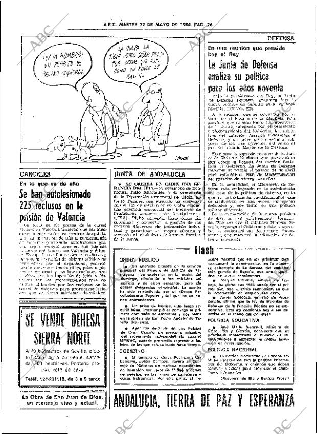 ABC SEVILLA 22-05-1984 página 26