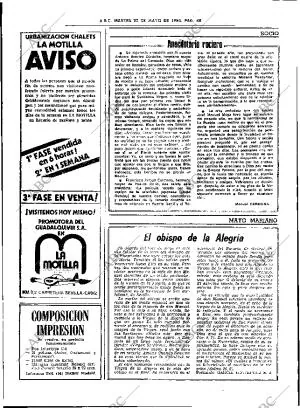 ABC SEVILLA 22-05-1984 página 48