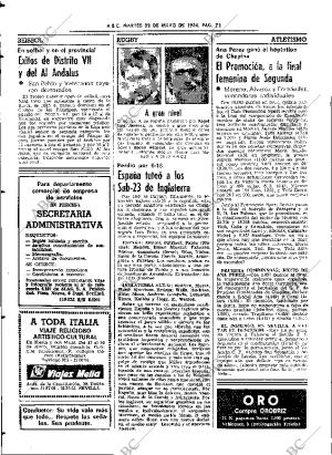 ABC SEVILLA 22-05-1984 página 72