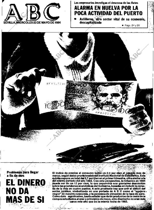 ABC SEVILLA 23-05-1984 página 1