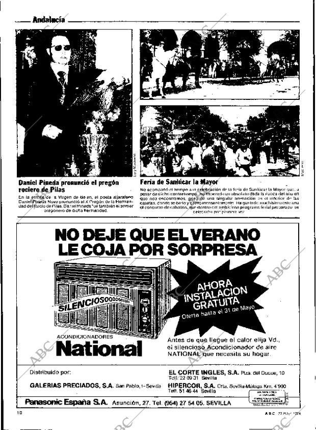 ABC SEVILLA 23-05-1984 página 10