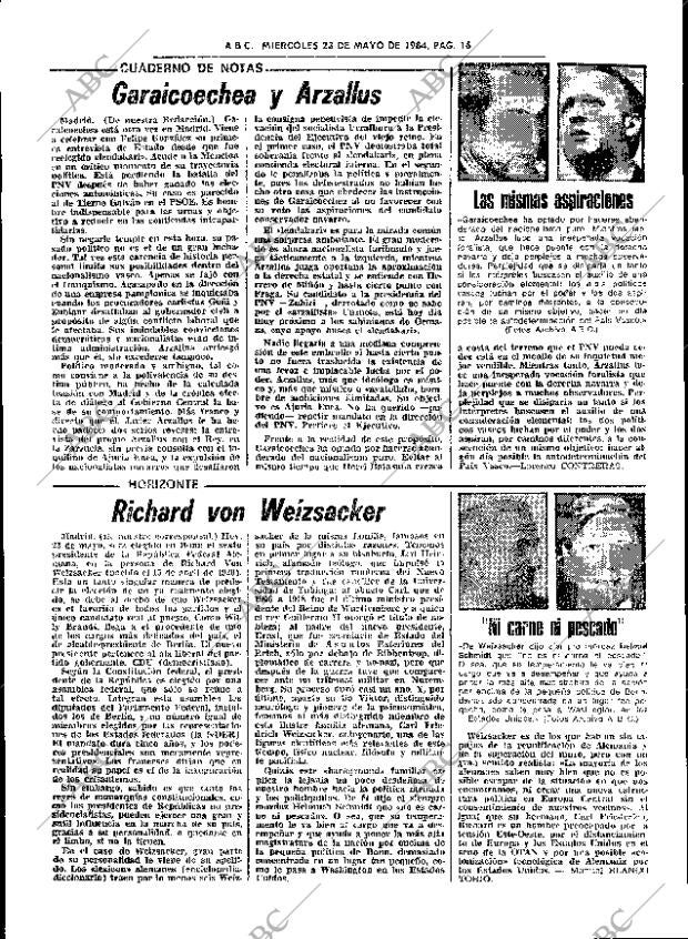 ABC SEVILLA 23-05-1984 página 16