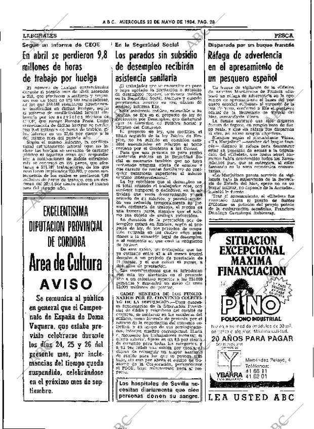 ABC SEVILLA 23-05-1984 página 28