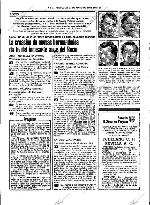 ABC SEVILLA 23-05-1984 página 35