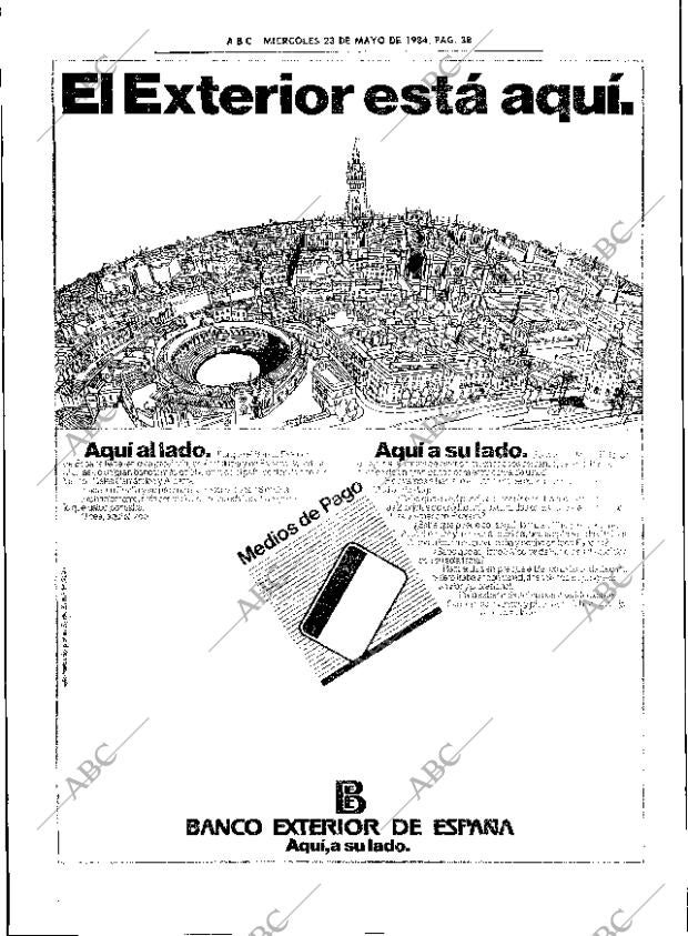 ABC SEVILLA 23-05-1984 página 38