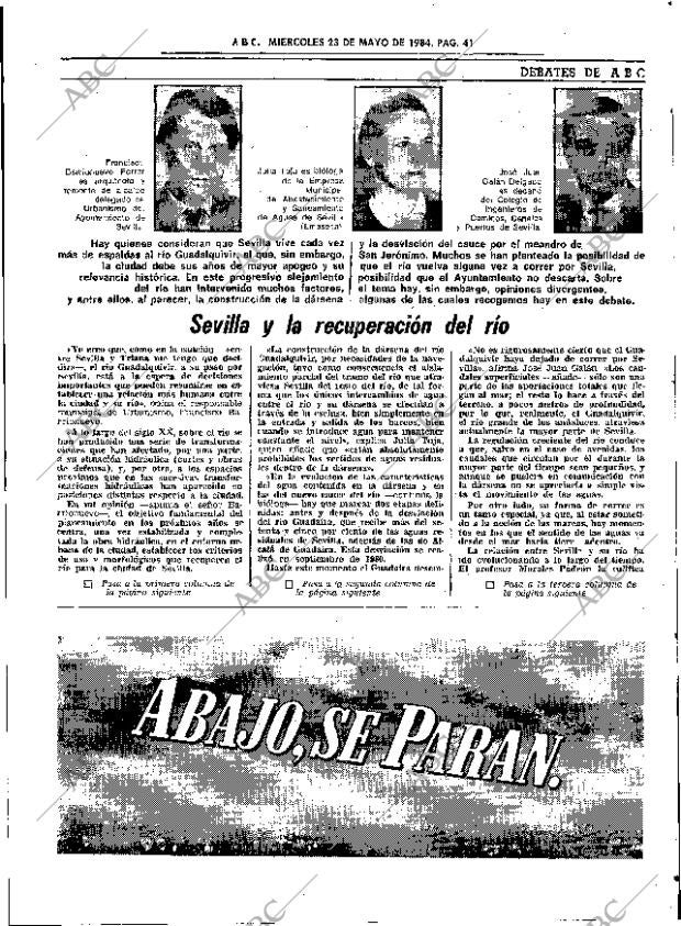 ABC SEVILLA 23-05-1984 página 41