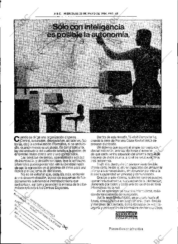 ABC SEVILLA 23-05-1984 página 48