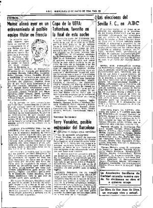 ABC SEVILLA 23-05-1984 página 50
