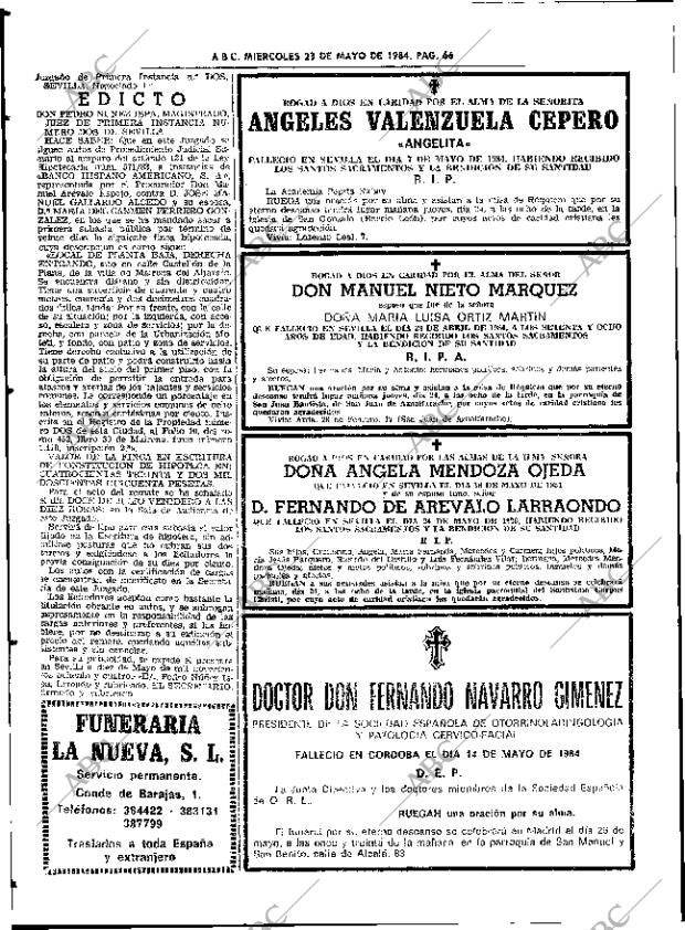 ABC SEVILLA 23-05-1984 página 66