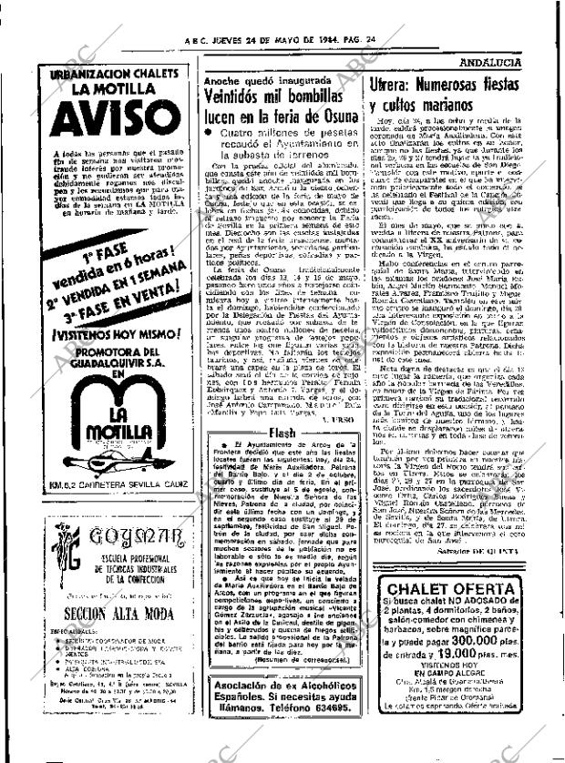 ABC SEVILLA 24-05-1984 página 24