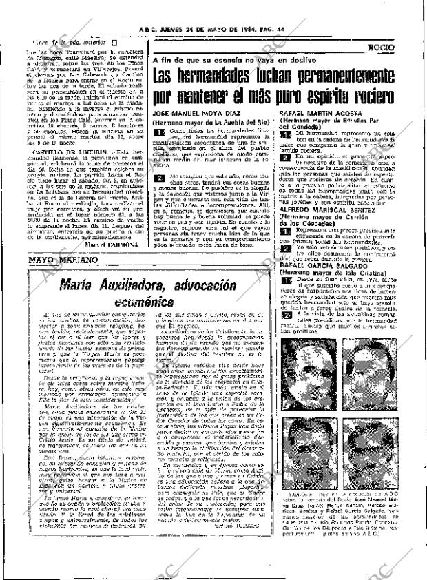 ABC SEVILLA 24-05-1984 página 44