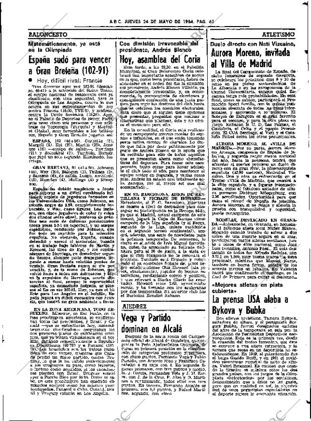 ABC SEVILLA 24-05-1984 página 61