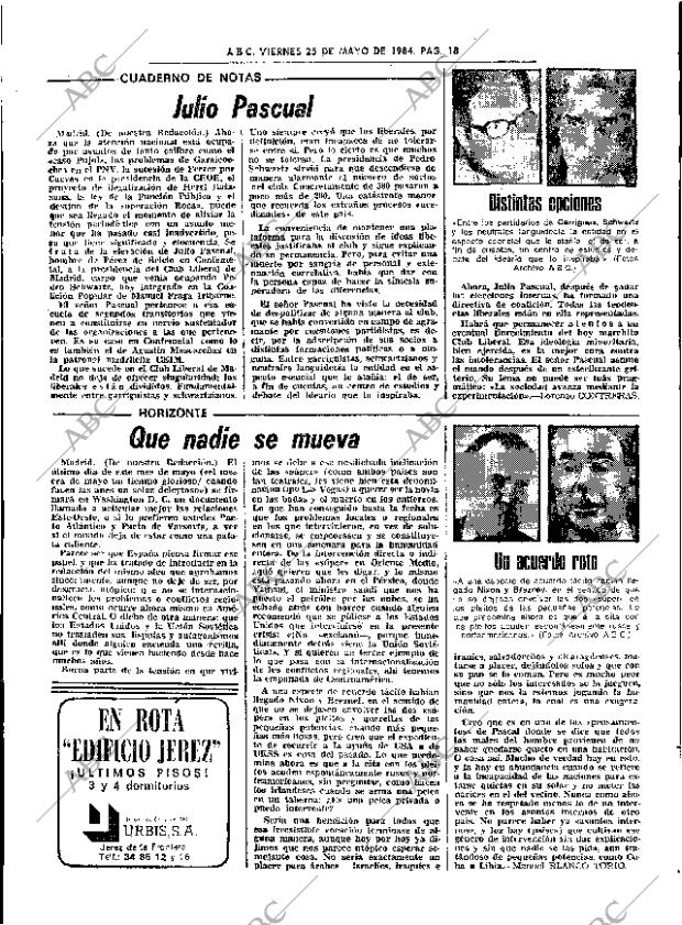 ABC SEVILLA 25-05-1984 página 18