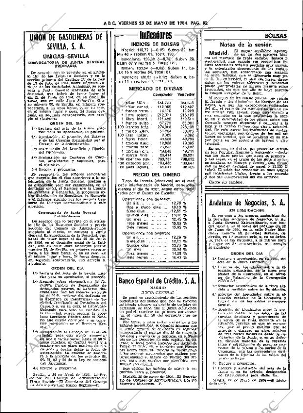 ABC SEVILLA 25-05-1984 página 32
