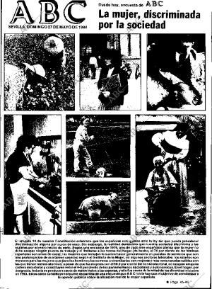 ABC SEVILLA 27-05-1984 página 1