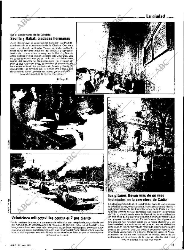 ABC SEVILLA 27-05-1984 página 11