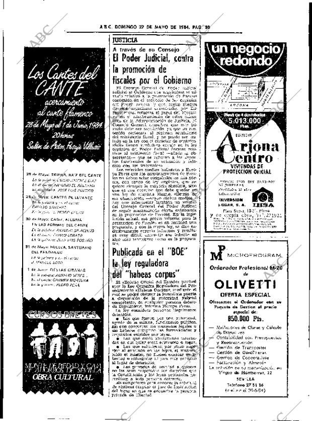 ABC SEVILLA 27-05-1984 página 30