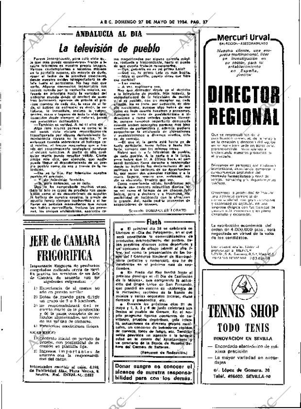 ABC SEVILLA 27-05-1984 página 37
