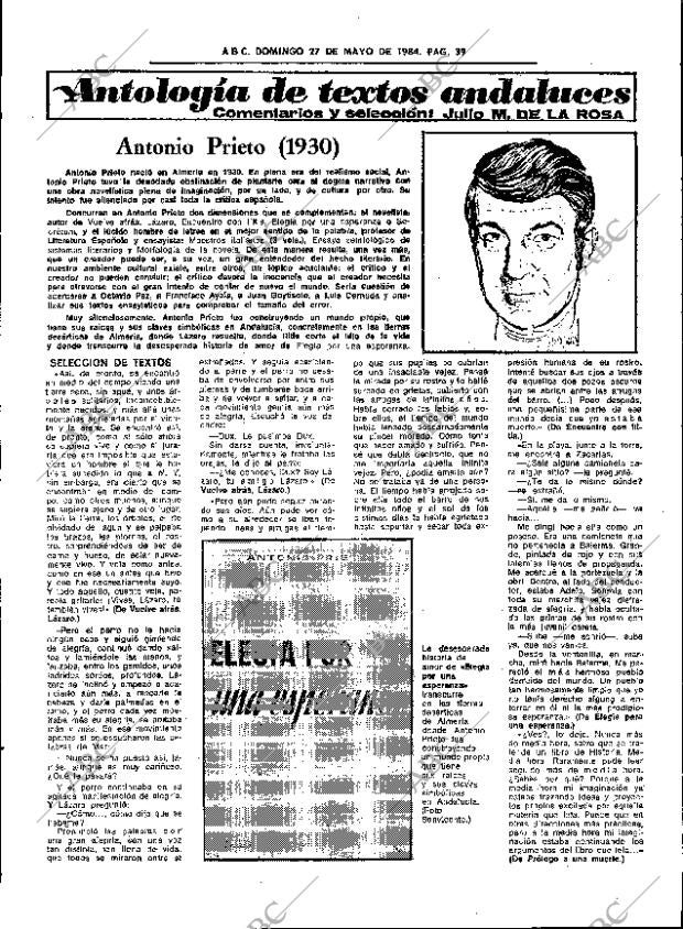 ABC SEVILLA 27-05-1984 página 39