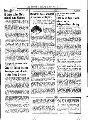 ABC SEVILLA 27-05-1984 página 74