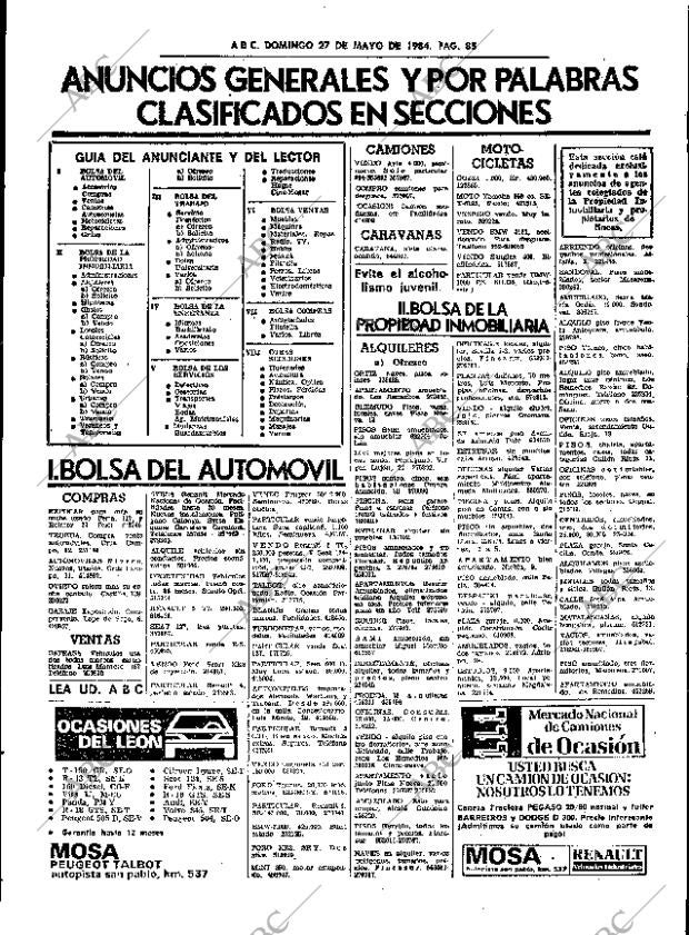 ABC SEVILLA 27-05-1984 página 85