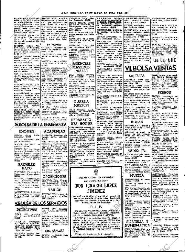 ABC SEVILLA 27-05-1984 página 89