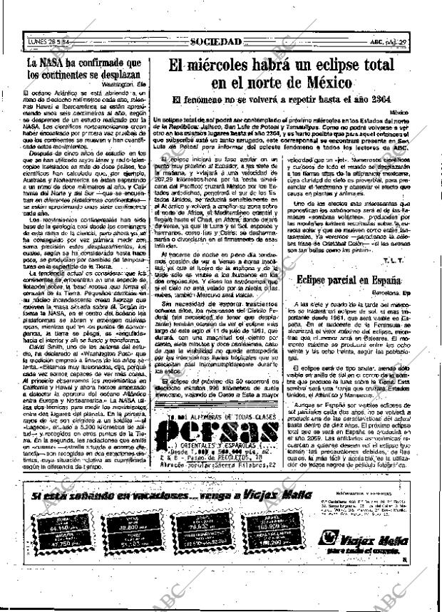 ABC MADRID 28-05-1984 página 29