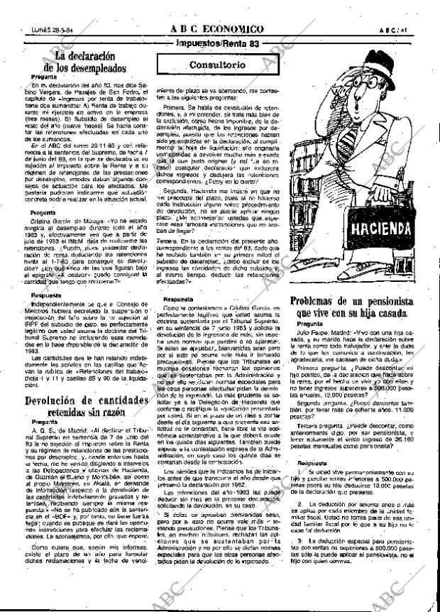 ABC MADRID 28-05-1984 página 41