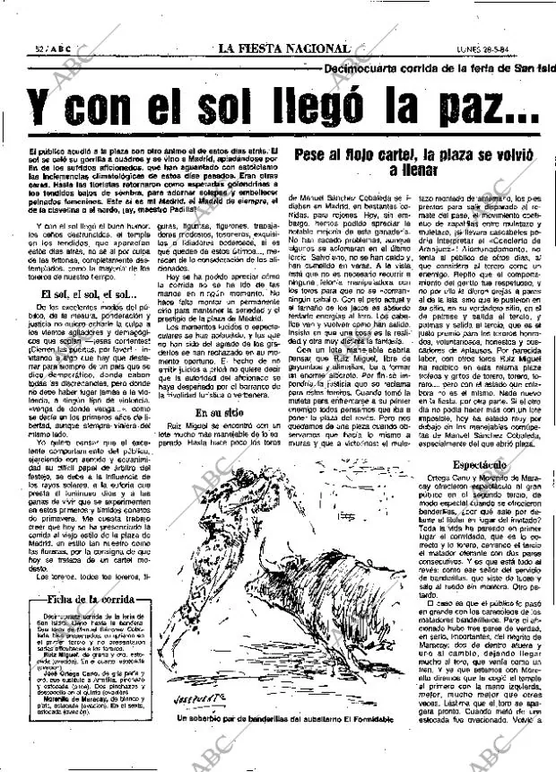 ABC MADRID 28-05-1984 página 52