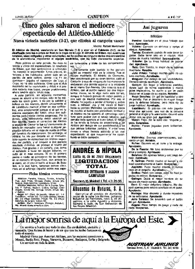 ABC MADRID 28-05-1984 página 57