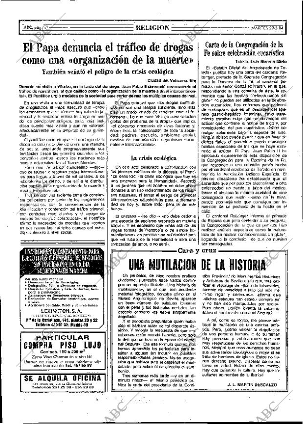 ABC MADRID 29-05-1984 página 42