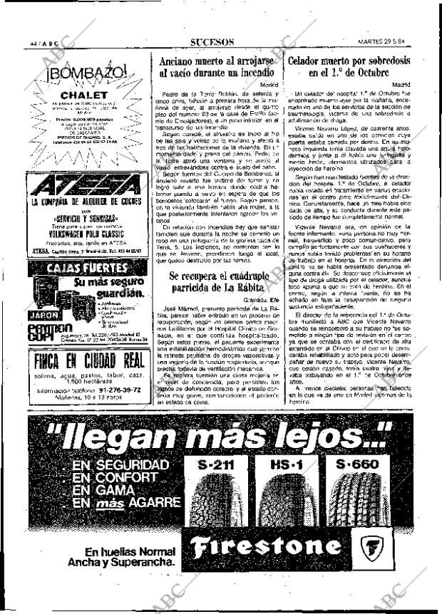 ABC MADRID 29-05-1984 página 44