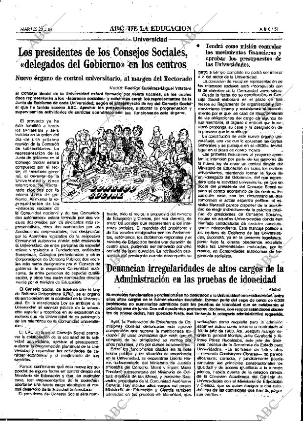ABC MADRID 29-05-1984 página 51
