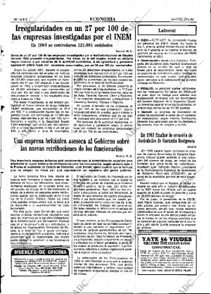 ABC MADRID 29-05-1984 página 58