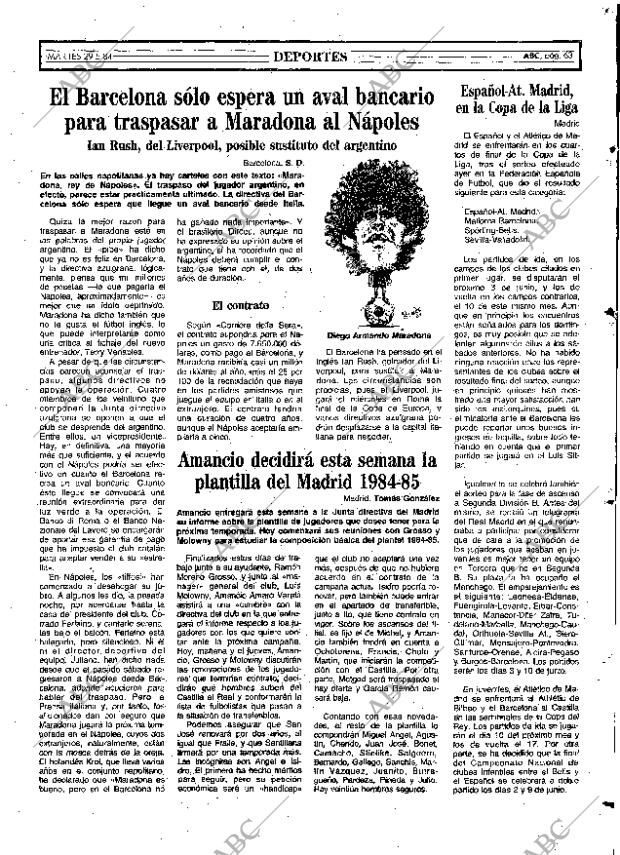 ABC MADRID 29-05-1984 página 63