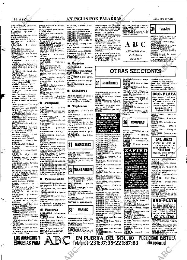 ABC MADRID 29-05-1984 página 86