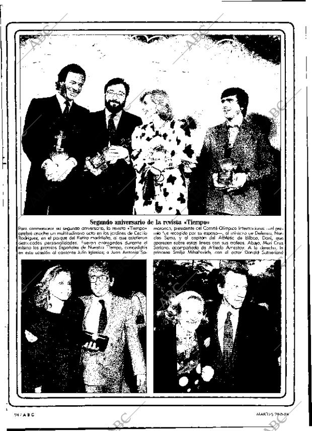 ABC MADRID 29-05-1984 página 94