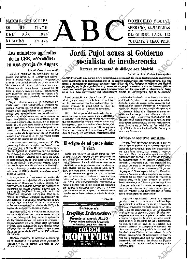 ABC MADRID 30-05-1984 página 13