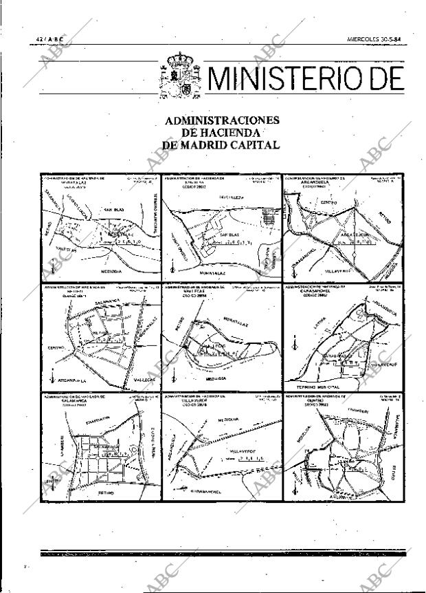 ABC MADRID 30-05-1984 página 42