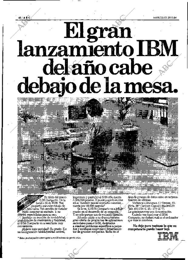 ABC MADRID 30-05-1984 página 48